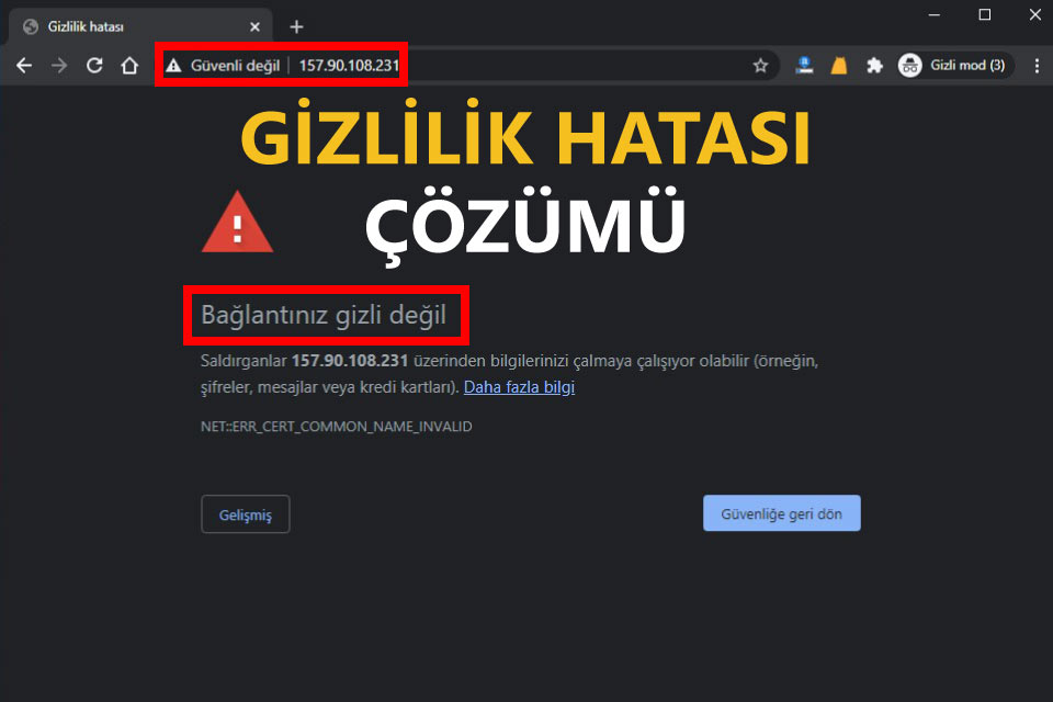 Gizlilik Hatası