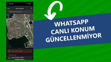 Whatsapp Canlı Konum Güncellenmiyor