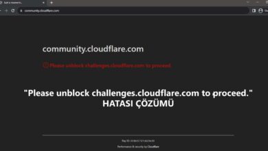 "Please unblock challenges.cloudflare.com to proceed." Hatası