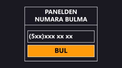 Panelden Numara Bulma