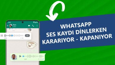 Whatsapp Ses Kaydı Dinlerken Ekran Kararıyor